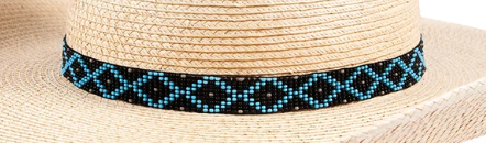Sunbody Hat Band 9 Czech Bead Stretch - BEAD9E-C