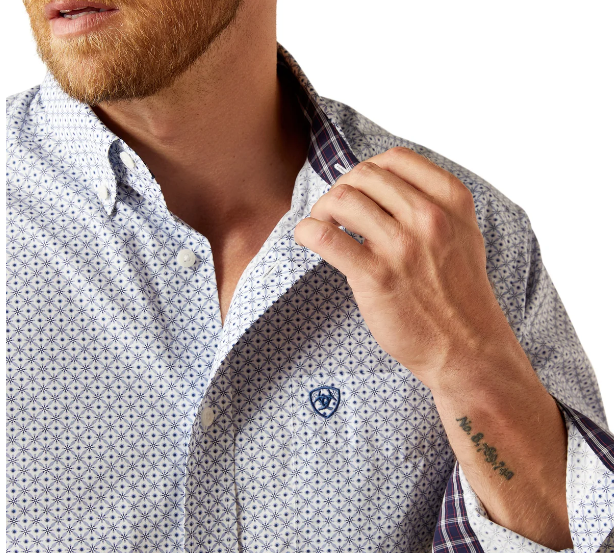 Ariat Mens Wrinkle Free Danny Classic Fit L/S Shirt - 10058952