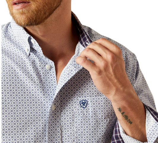 Ariat Mens Wrinkle Free Danny Classic Fit L/S Shirt - 10058952