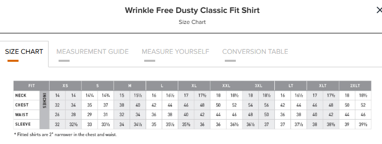 Ariat Mens Wrinkle Free Dusty Classic Fit L/S Shirt - 10062197