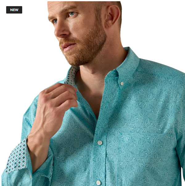 Ariat Mens Wrinkle Free Cormac Classic Fit L/S Shirt - 10071743