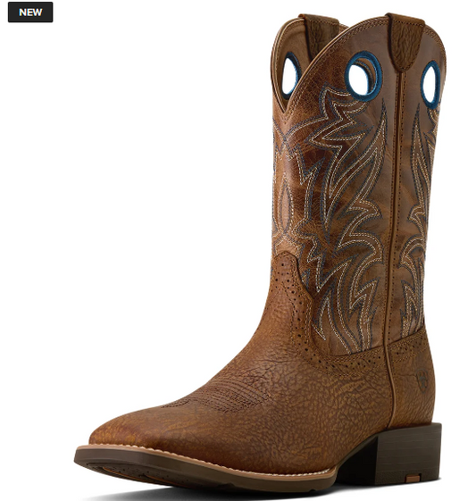 Ariat Mens sport Sidebet Wide Square Toe Boot - 10080413