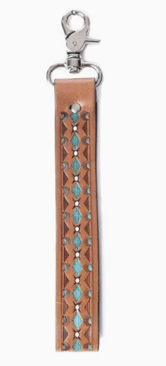 Canyon Spire Key Fob in Brown