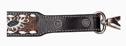 Shayla's Meadow Hand-Tooled Leather Strap