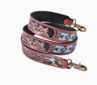 Dove Song Hand-Tooled Strap