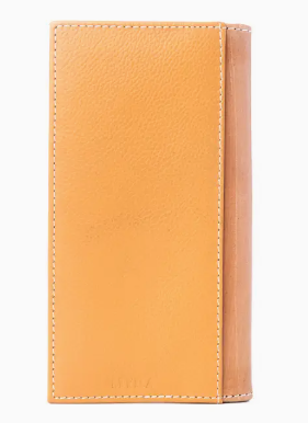 Starweave Dusk Hand tooled Leather Wallet For Men in Aged Sienna