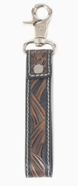 Shadowhorn Hairon Key Fob in Midnight Snow