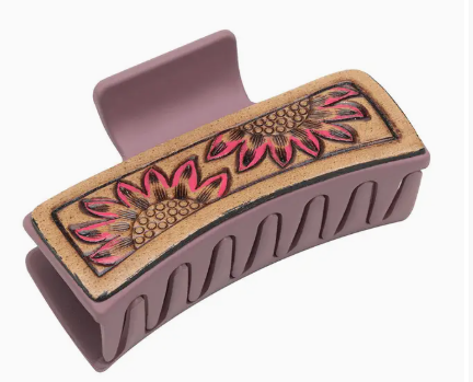 Sunset Sunflower Hair Comb Clip