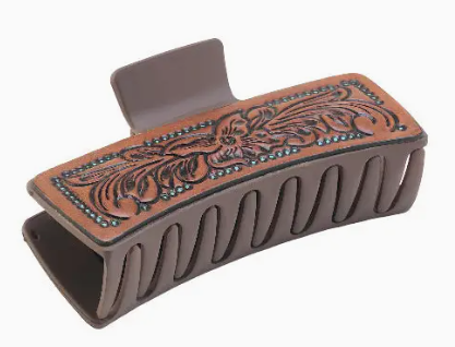 High Vista Hair Comb Clip in Dark Brown