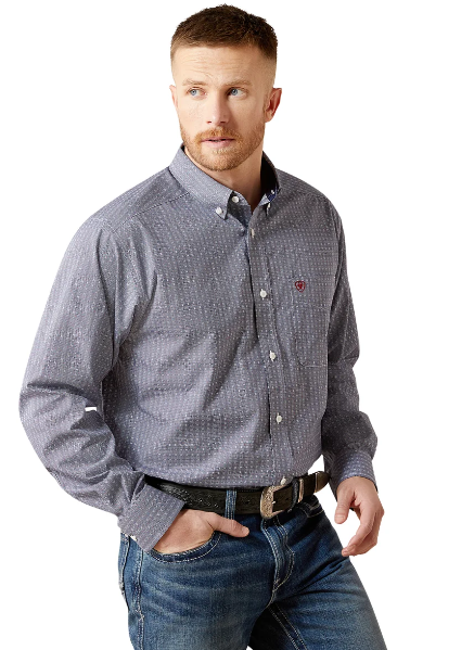 Ariat Mens Wrinkle Free Bowen Classic Fit Shirt - 10065806