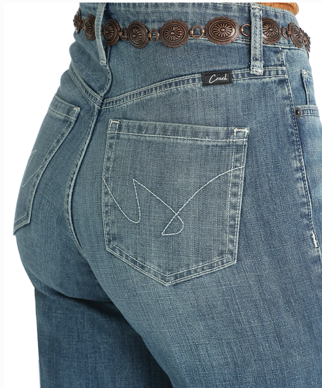 Cruel Denim Ladies Casey Loose Fit Jean - Medium Stone - CB78254001