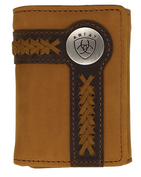 Ariat Tri-Fold Wallet - Accent Overlay