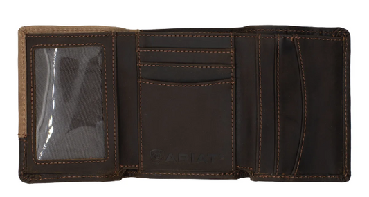 Ariat Tri-Fold Wallet - Two Toned - WLT3100A