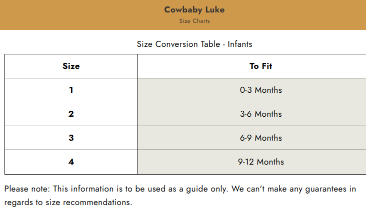 Just Country Roper Cowbaby Luke Boot - 16191691