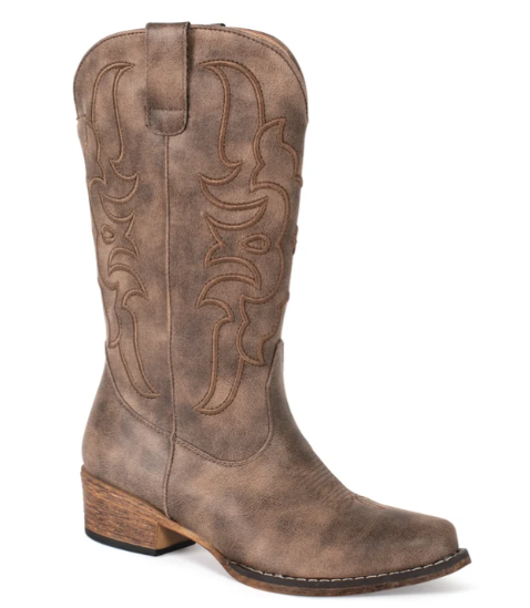 Just Country Roper Ladies Riley Cord Boot - 21566395