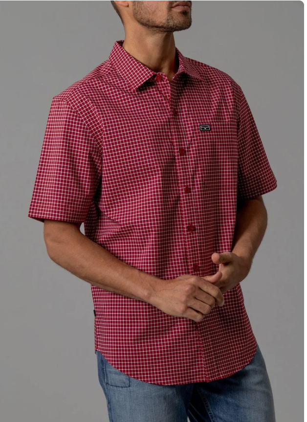 Kimes Ranch Mens MC Cooper S/S Shirt - Red
