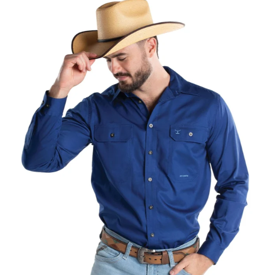 Just Country Mens Evan Full Button L/S Shirt - 20202CBT