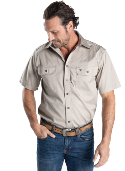 Just Country Mens Eddie Full Button S/S Shirt - 20204STN