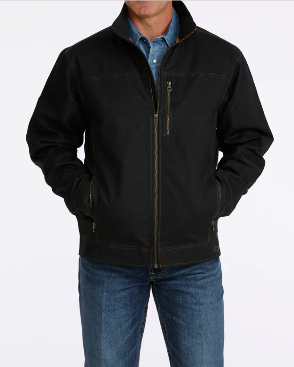 Cinch Mens Black Cotton Canvas Jacket - MWJ1938001