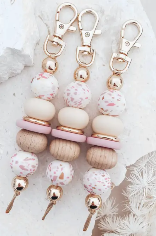 Sunset Terrazzo Keychain