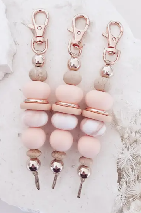Just Peachy Keychain