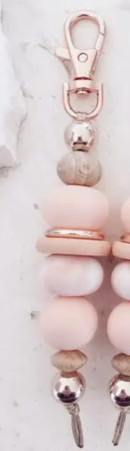 Just Peachy Keychain