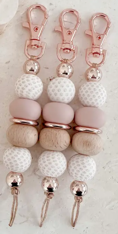 Paw Prints Keychain