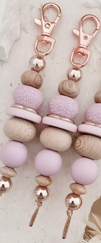 Spring Blush Keychain