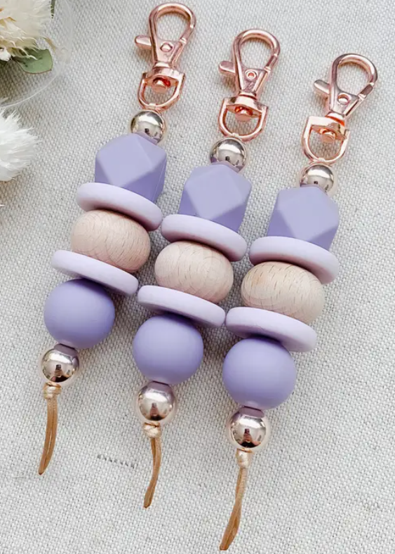 Lavender Keychain
