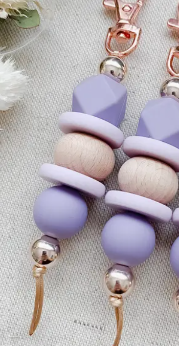 Lavender Keychain