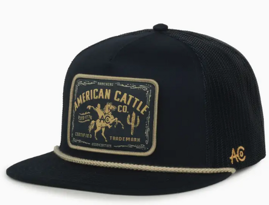 Bucking Horse Hat - Navy