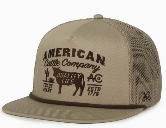 Bull Crest Hat - Tan
