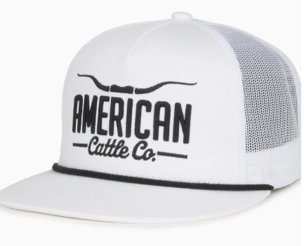 Longhorn Hat - White/Black