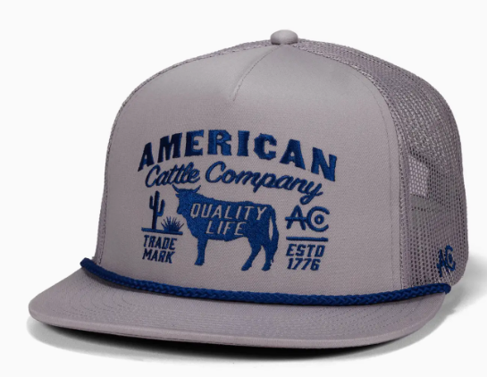 Bull Crest Hat - Grey