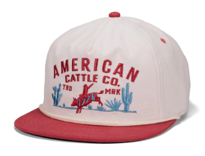 8-Second Hat - Cream/Red