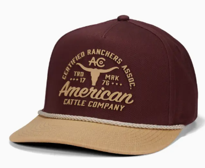 Certified Ranchers Association Hat - Maroon