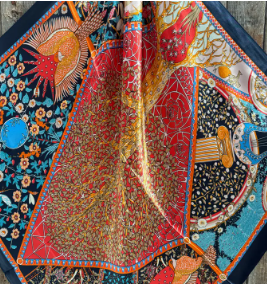 Multi patterned Wild Rag - Western Scarf