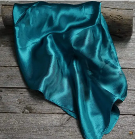 Solid Teal 35" x 35" Wild Rag/Scarf - WRS5
