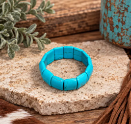 Square Fashion Turquoise Bracelet