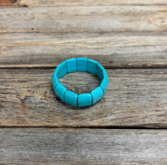 Square Fashion Turquoise Bracelet