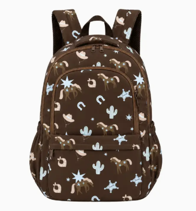 Rodeo Campus School Backpack - Chocolate Brown