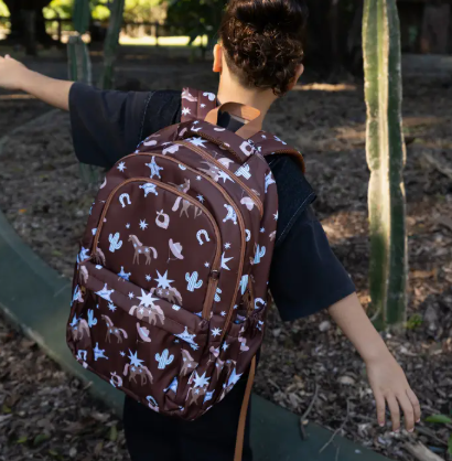Rodeo Campus School Backpack - Chocolate Brown