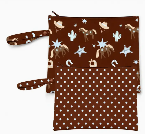 Rodeo/Polka Dot Wet Bag Duo