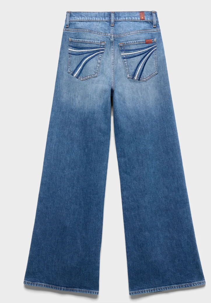 7 for all mankind Ladies DOJO  Ultra High Rise Jo Bluefern - 32" Inseam