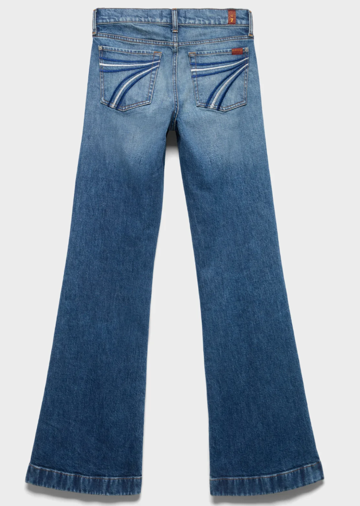 7 for all mankind Ladies DOJO  Bluefern - 34" Inseam