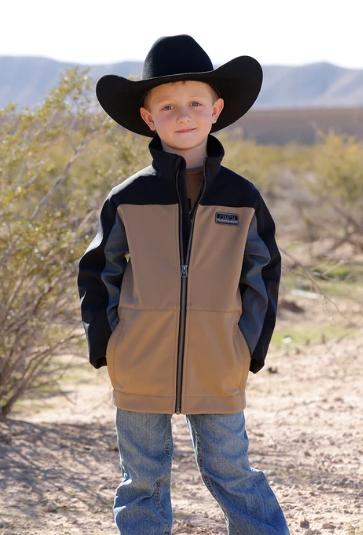Cinch Boys Bonded Jacket - Tan/Brown - MWJ5202001
