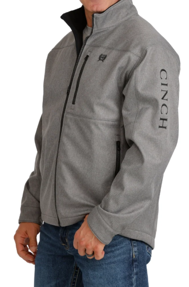 Cinch Mens Bonded Jacket - Grey - MWJ1537008
