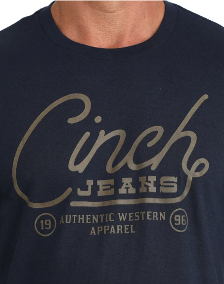 Cinch Mens Navy Graphic Tee - MTT1690745