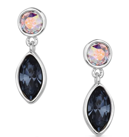 Montana Silversmiths - Stillwater Crystal Earrings