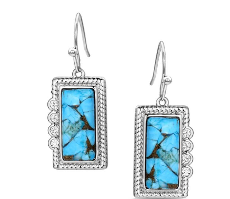 Montana Silversmiths - Summer Rain Turquoise Earrings